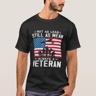 Niet zo mager als altijd een veteraan t-shirt