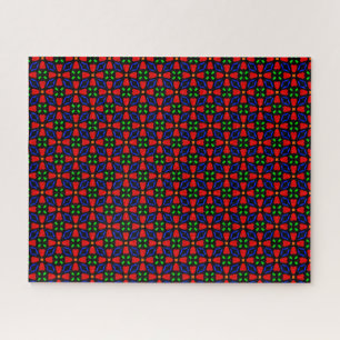 Niet zo makkelijk Glas in lood Venster Jigzaag Puz Legpuzzel