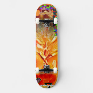 Niet zo nog steeds leven #2 Oranje boom Surreal Persoonlijk Skateboard