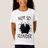 Niet zo Slender Man t-shirt (Voorkant)