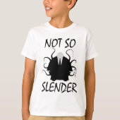 Niet zo Slender Man t-shirt (Voorkant)