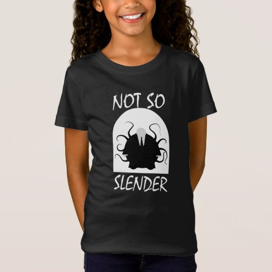 Niet zo Slender Man t-shirt (Voorkant)