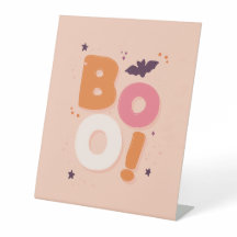 Niet zo spookachtig Halloween - Boo Sign