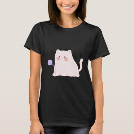 Niet zo spookachtige Cat Trick or treat T-shirt