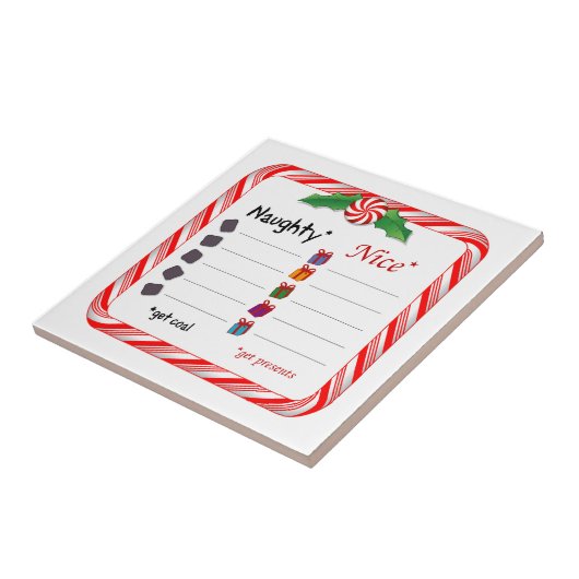 Niet zo subtiel ondeugend of aardig tegeltje (Zijkant)