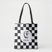 Niet zo vaak zwart en wit tote bag (Voorkant)