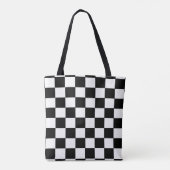 Niet zo vaak zwart en wit tote bag (Achterkant)