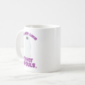 Niet zoals andere Ghouls Halloween Funny Toons Koffiemok (Voorkant links)