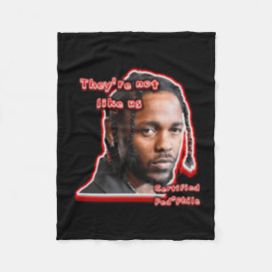 Niet zoals de Amerikaanse Sticker Fleece Deken
