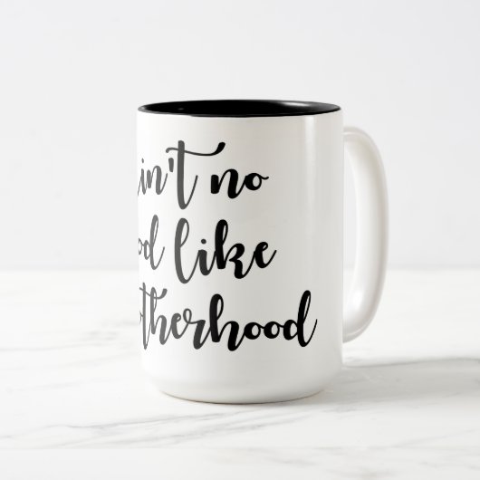 Niet zoals Motherhood Two-Toned Coffee Mok (Voorkant rechts)