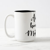 Niet zoals Motherhood Two-Toned Coffee Mok (Links)