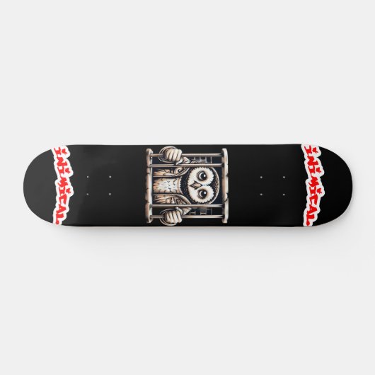 Niet zoals wij Uil Persoonlijk Skateboard (Horizontaal)