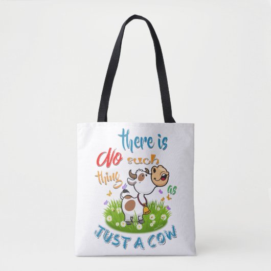 NIET zoiets als gewoon een KOE Tote Bag (Voorkant)