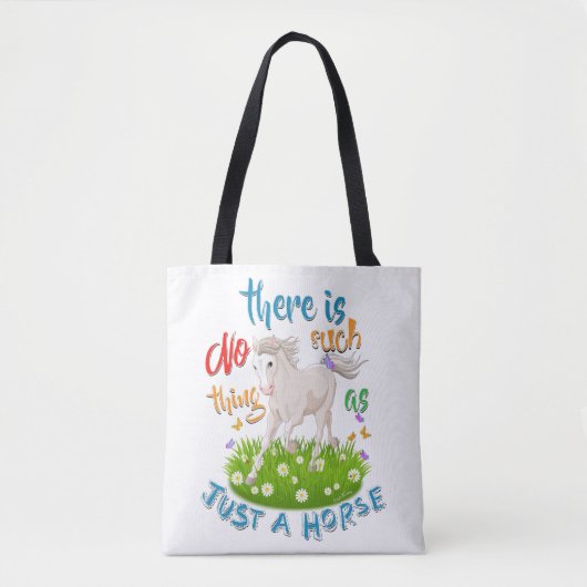 NIET zoiets als gewoon een PAARD Tote Bag (Voorkant)