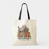 Niet zoiets als te veel bloemenboeken tote bag (Achterkant)