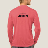 Niet zomaar een andere JOHN Tri-Blend Shirt (Achterkant volledig)