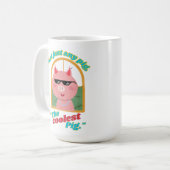 Niet zomaar een varken, het coolste varken koffiemok (Voorkant links)