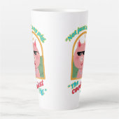 Niet zomaar een varken, het coolste varken latte mok (Voorkant)