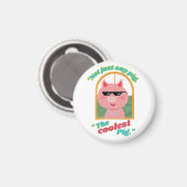 Niet zomaar een varken, het coolste varken magneet (Voorkant / Achterkant)