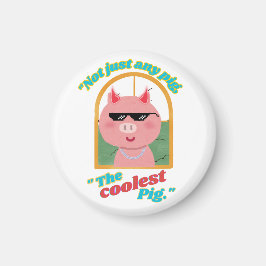 Niet zomaar een varken, het coolste varken magneet