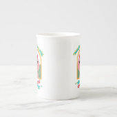 Niet zomaar een varken, het coolste varken porselein kop (Voorkant)