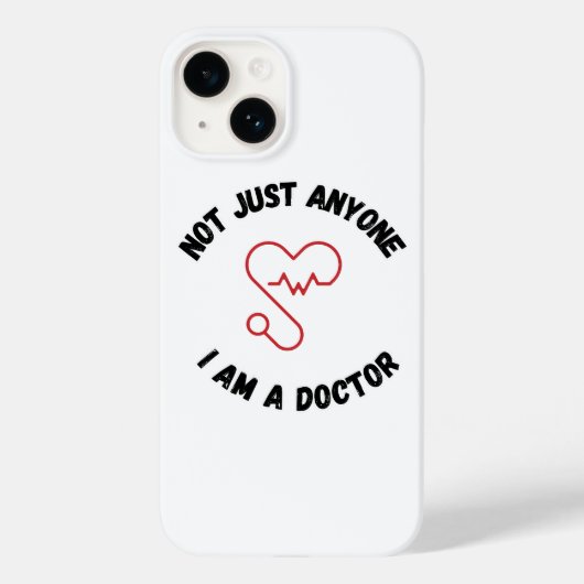 Niet zomaar iemand – Ik ben een dokter iPhone Hoes (Achterkant)
