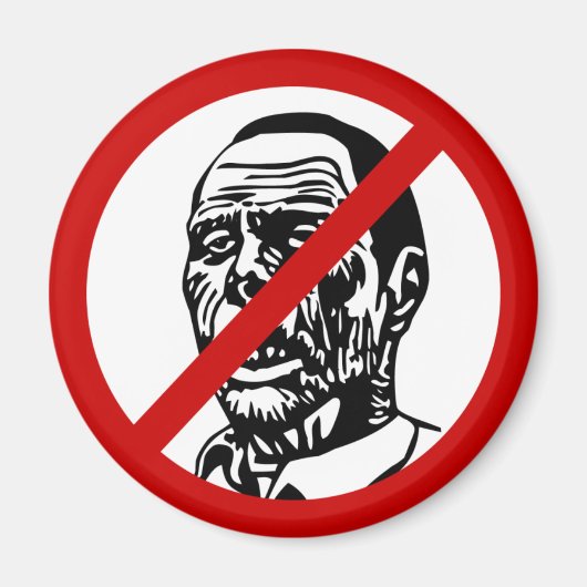 niet-zombies magneet (Voorkant)