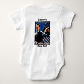 NIET ZO'N BABY ROMPER (Achterkant)