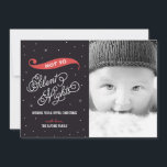 Niet zo'n luide kerstfotokaart van nacht feestdagenkaart<br><div class="desc">Viel het vakantieseizoen met deze schattige vakantiekaart van Berry Berry Sweet. Beschikbaar in andere kleuren.</div>