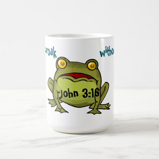 Niet zonder Jezus breken Magische Mok (Midden)