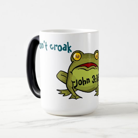 Niet zonder Jezus breken Magische Mok (Voorkant links)