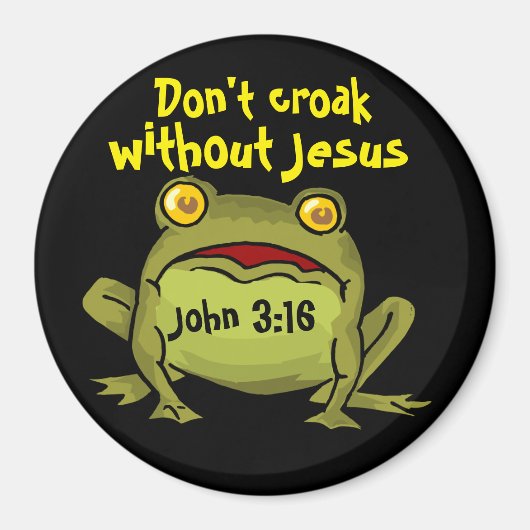 Niet zonder Jezus breken Magneet (Voorkant)
