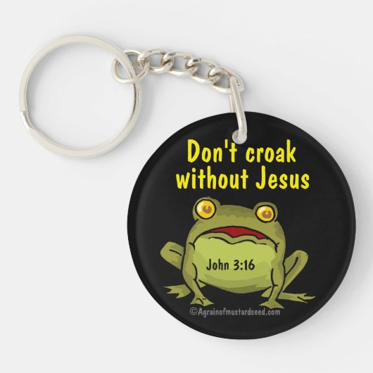 Niet zonder Jezus breken Sleutelhanger (Voorkant)