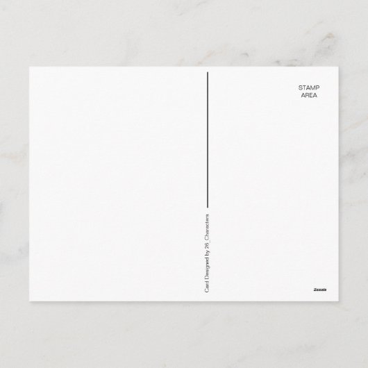 NIET ZORGEN - Chalkboard Calligraphy Chalk Feestdagenkaart (Achterkant)