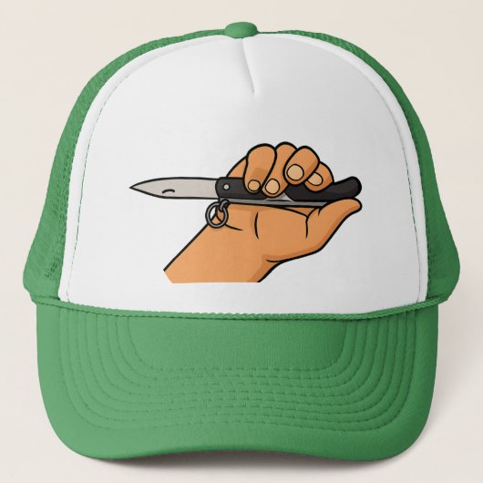 Niet Zuid-Afrikaanse Okapi Kudu Piperende Hete Hoe Trucker Pet (Voorkant)