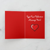 Niet zult u Mijn Valentijn zijn? Feestdagen Kaart (Binnen)