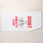 Niet zweet het gym workout handdoek aangepaste naa (Badhanddoek)