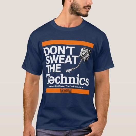 Niet zweten dat de technici T-shirt (Voorkant)