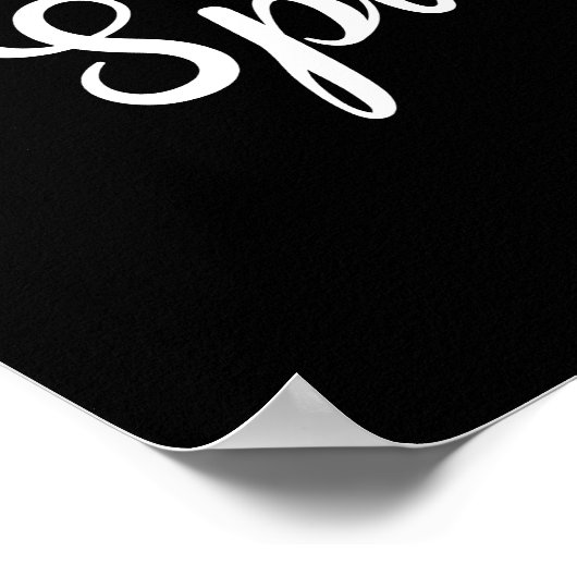 Niet zweten, Sparkle Poster (Hoek)