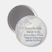 Niet zweten wat er aan de kleintjes is. magneet (Voorkant / Achterkant)