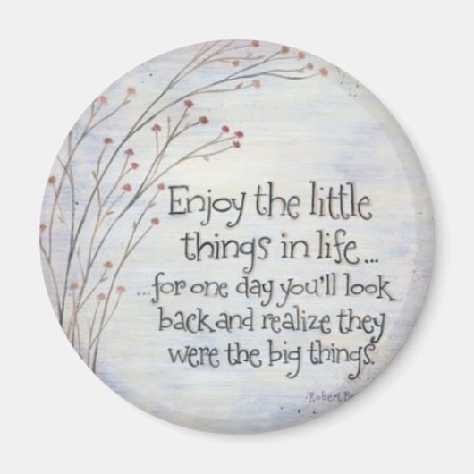 Niet zweten wat er aan de kleintjes is. magneet (Voorkant)