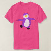 NietBinary Flag Kleuren Pinguïn Pride Agender I T-shirt (Design voorkant)