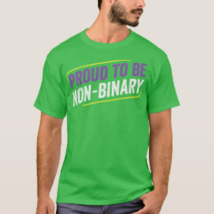NietBinary Trots om nietBinary LGBT Enby Non Bina T-shirt