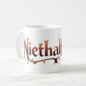 Niethalf mit Text Koffiemok (Voorkant links)