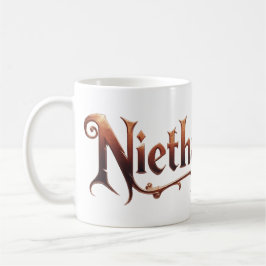 Niethalf mit Text Koffiemok