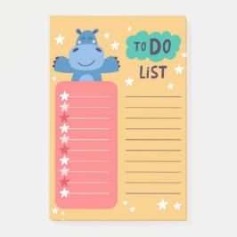 Nietjes voor nijlpaard takenlijst post-it® notes