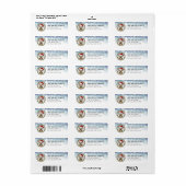 Nietmachine Norwich Terrier-hond retouradreslabels Etiket (Full Sheet)