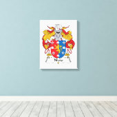 Nieto Family Crest Canvas Afdruk (Insitu (Houten vloer))