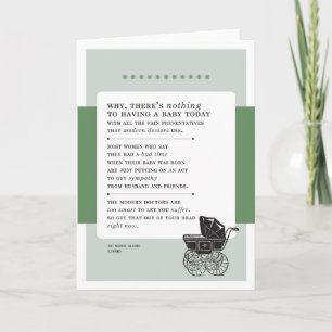 Niets aan het hebben van een Baby  Slecht Advies Aankondiging