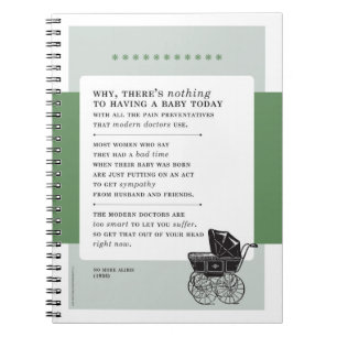 Niets aan het hebben van een Baby Slecht Advies Notitieboek